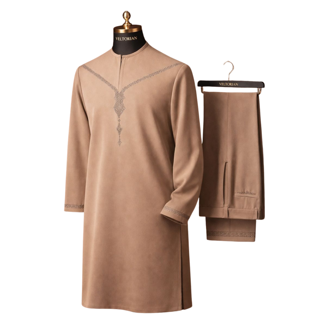 Sandstone Camel × Taupe Silver